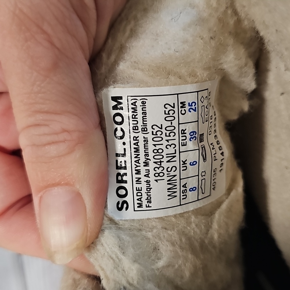 Sorel Sz 8 Gray and Tan Winter Boots - Picture 2 of 16